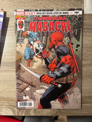 Lote comics deadpool y spiderman