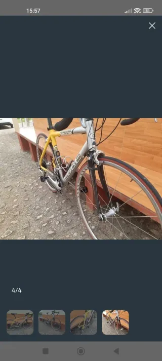 Bicicleta Carretera Cube Streamer Argento/Giallo