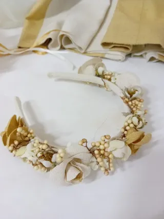 Conjunto Vestido niña boda arras Talla 9-10 años