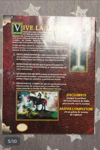 Libro Pistas Zelda Ocarina of Time N64 Nintendo