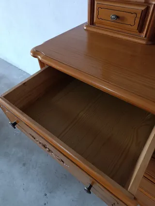 Conjunto mueble dormitorio provenzal matrimonio