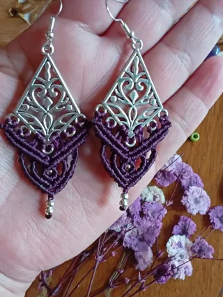 Pendientes Macramé