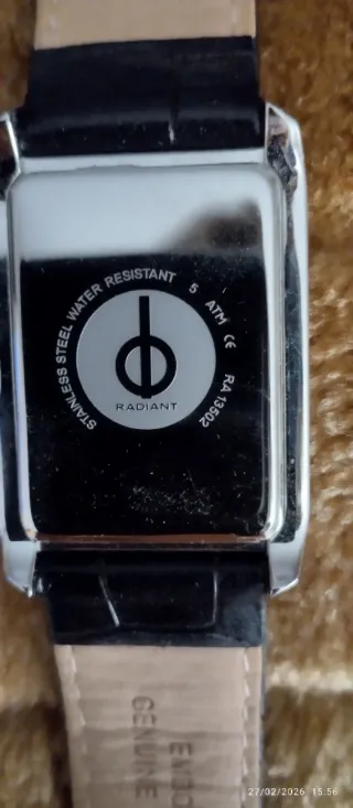 Reloj Radiant Negro Correa Piel