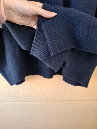 Jersey cuello alto marino