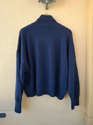 Jersey cuello alto marino