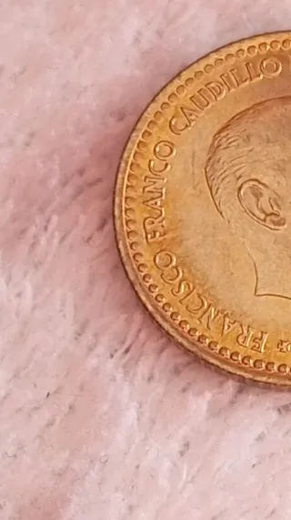 Moneda 1 Peseta Franco 1966 ⭐ 75 -SIN CIRCULAR