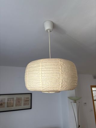 Lámpara de techo estilo japonés beige