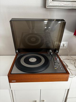 Tocadiscos Lenco Marrón y Negro