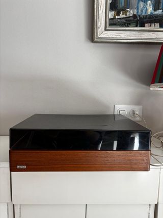 Tocadiscos Lenco Marrón y Negro