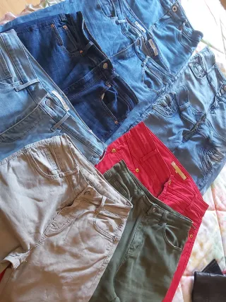 Lote de 9 Pantalones Mujer