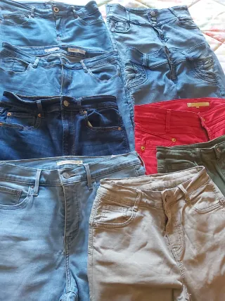 Lote de 9 Pantalones Mujer