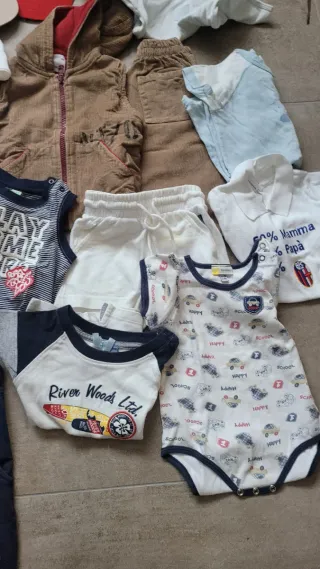 Set 25 pezzi abiti bimbo 6-12 mesi