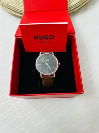 Reloj Hugo Boss Caja Roja Correa Marrón