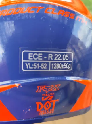 Casco Fox Youth V1 Motocross