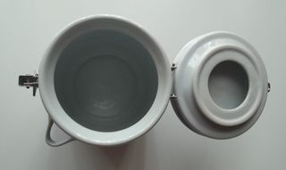 Tarro hermético cerámica huevos fritos 13×21