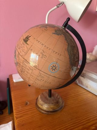 Globo terráqueo decorativo