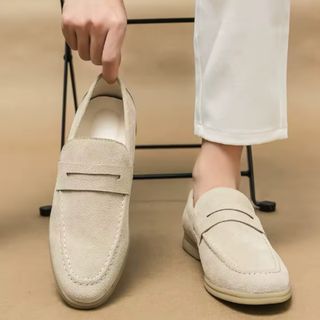 Zapatos de ante hombre marrones - Sastrería
