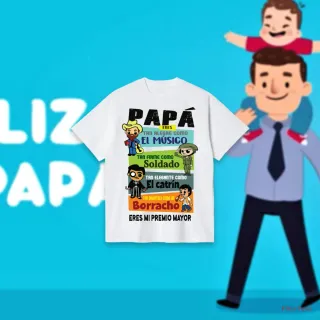 Camiseta - Día del Padre tallas disponibles