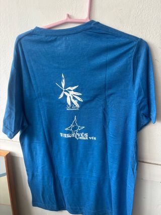 Camiseta PadelBarcelona.it Azul Talla L