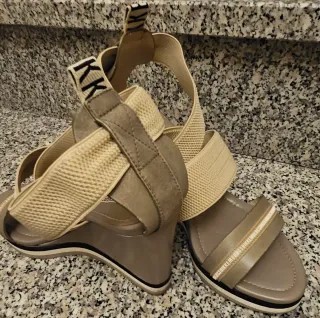 Sandali Birkenstock donna beige/grigio
