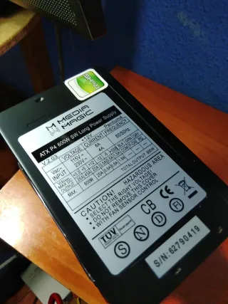 Alimentatore Gaming M-Media 600W