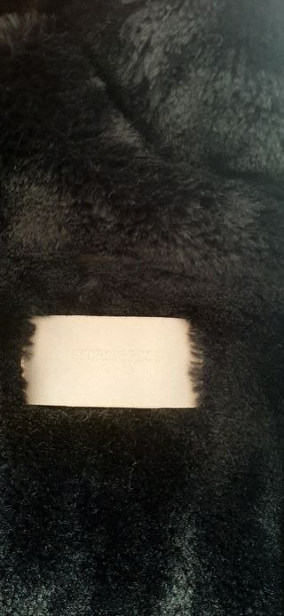 Chaquetón negro impermeable talla 40