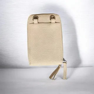 Paco Martinez Cartera Beige Efecto Piel