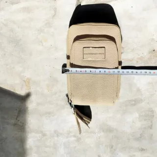 Paco Martinez Cartera Beige Efecto Piel