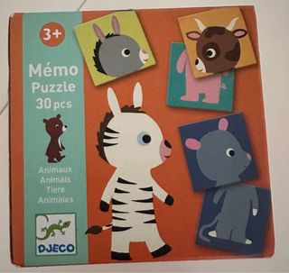 Juego de memoria Djeco 3 años 30 piezas