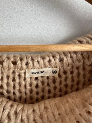 Jersey Lavand calado beige talla L/XL