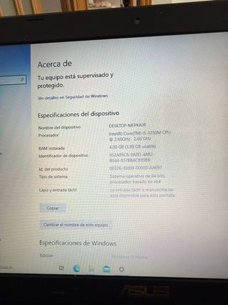 Portátil ASUS 15,6 Intel Core i5