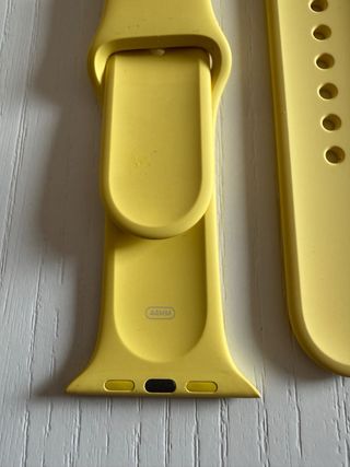 Cinturino in silicone per Apple Watch 44mm Giallo S/M M/L