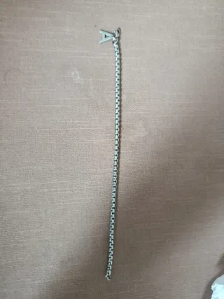 Lote de 4 pulseras plata multicolor con dijes