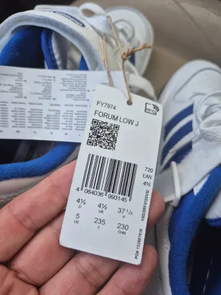 Zapatillas Adidas Forum Low Blancas y Azules