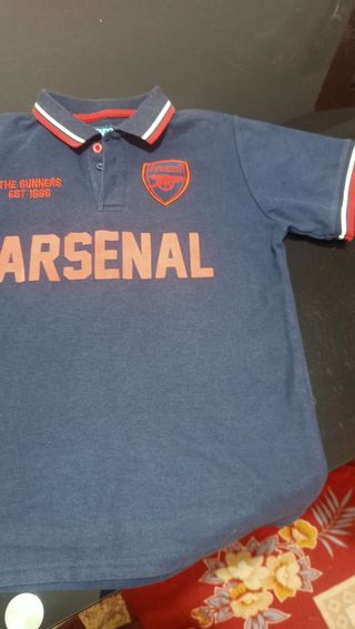 Camiseta Polo Arsenal Niño Talla 6