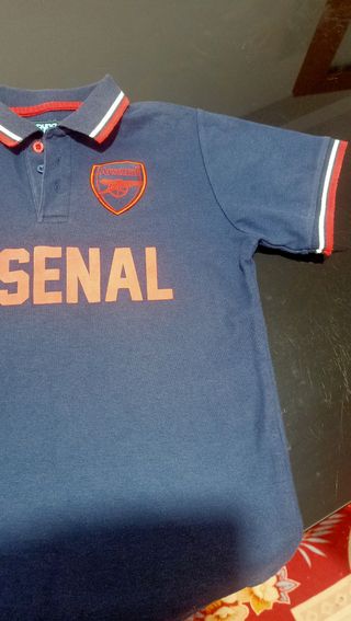 Camiseta Polo Arsenal Niño Talla 6