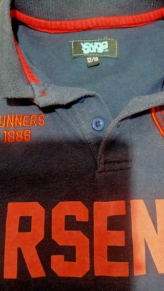 Camiseta Polo Arsenal Niño Talla 6
