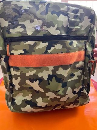 Mochila Kukuxumusu Camuflaje con Mariquitas