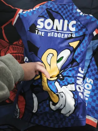 Conjunto Ciclismo niño maillot Sonic Nuevo