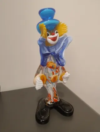 Payaso de cristal Murano