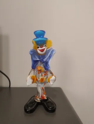 Payaso de cristal Murano