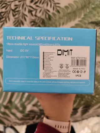 Lámpara LED Uñas Rosa y Blanca