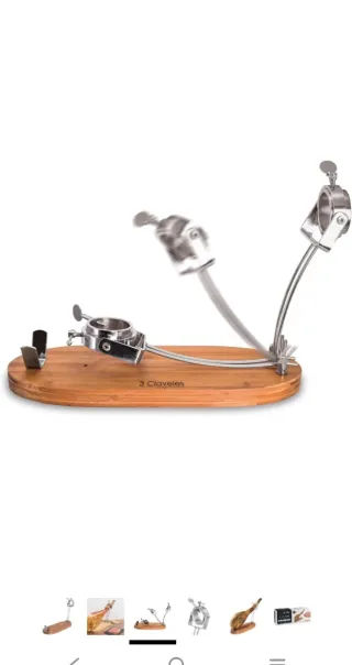 Jamonero giratorio acero inoxidable