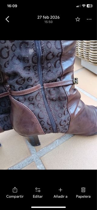 Botas Guess Vintage Marrón Originales Italia