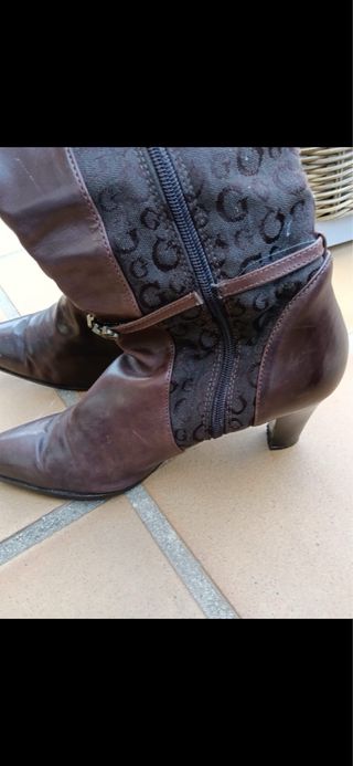 Botas Guess Vintage Marrón Originales Italia