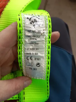 Arnés de seguridad anticaídas CIPISA