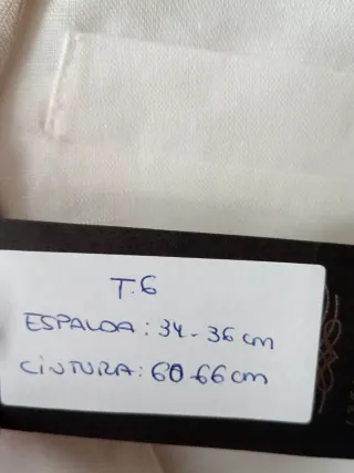 Traje comunión marinero talla 6