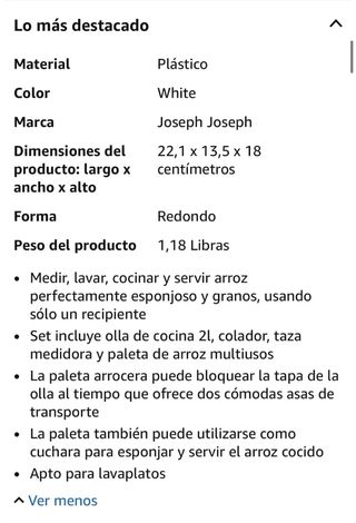 Arrocera Microondas Roja y Blanca