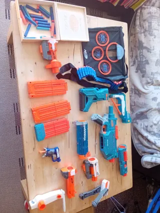 Kit Nerf Accesorios y Pistolas