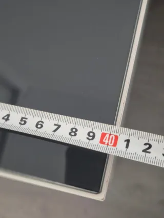 Tablero de vidrio IKEA MALM Negro